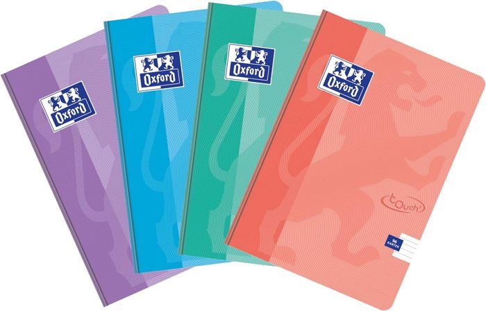 Lot De 5 Cahiers A4 Lignés - 80 Pages - Couleurs Assorties - Kangaro