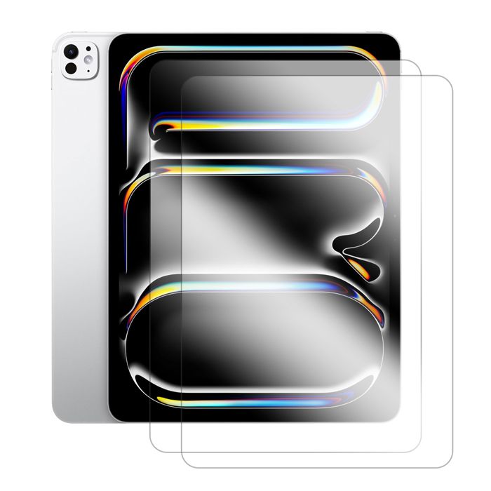 Films De Protection Verre Trempé Pour IPad Air 13 M3 2025 / M2 2024 Et IPad Pro 13 M4 – Lot De 2, Dureté 9H