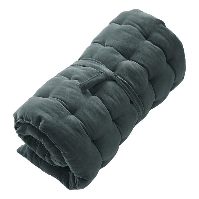Matelas de sol 60 x 120 cm César Velours de Coton - César Ardoise