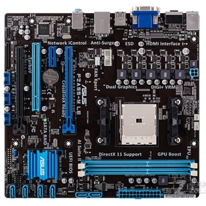 Carte mère ASUS F2A55-M LE AMD A55 Socket FM2 2xDDR3 32GB Micro ATX - Asus