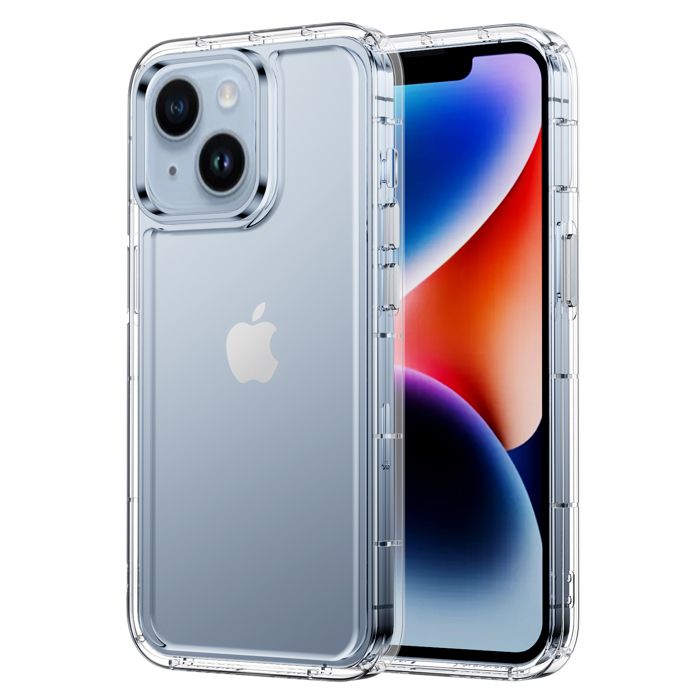 Coque Transparente TPU Pour Oukitel C3 (6.52″) + 2 Verres Trempés – Housse Anti-rayures, Chocs Et Protection écran 9H, étui Souple Léger