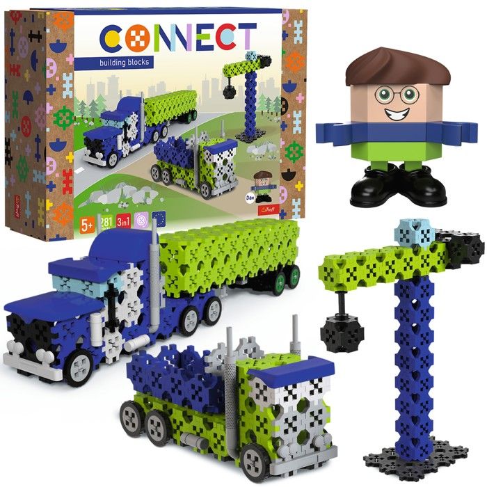 Jeu de construction Connect Coccigrue + figurine Dan Trefl - Cdiscount ...