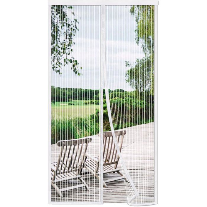 Moustiquaire Porte Fenetre Magnétique 165 X 195 Cm Moustiquaire Porte