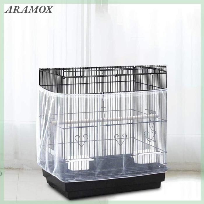 Meilleurs prix pour ARAMOX Couverture de cage à oiseaux Cage à cage à oiseaux Couvre-nylon stretchylon perrock cage en maille animalerie soin