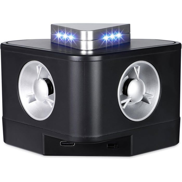 Répulsif à ultrasons - Ulisem - 4 modes - LED stroboscopiques - Couverture 360° - Sécurisé