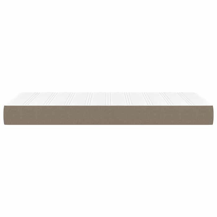 Matelas à ressorts ensachés enfant - WIENS - 80x160 cm - Taupe - Tissu polyester - Ressorts ensachés