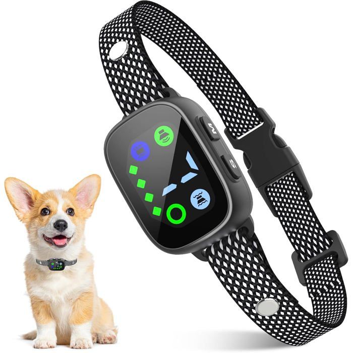 Comparer les prix de Collier anti-aboiement pour petit chien - FEBEST - 3 modes: Vibration/Son/Vibration & Son - 7 niveaux de sensibilité
