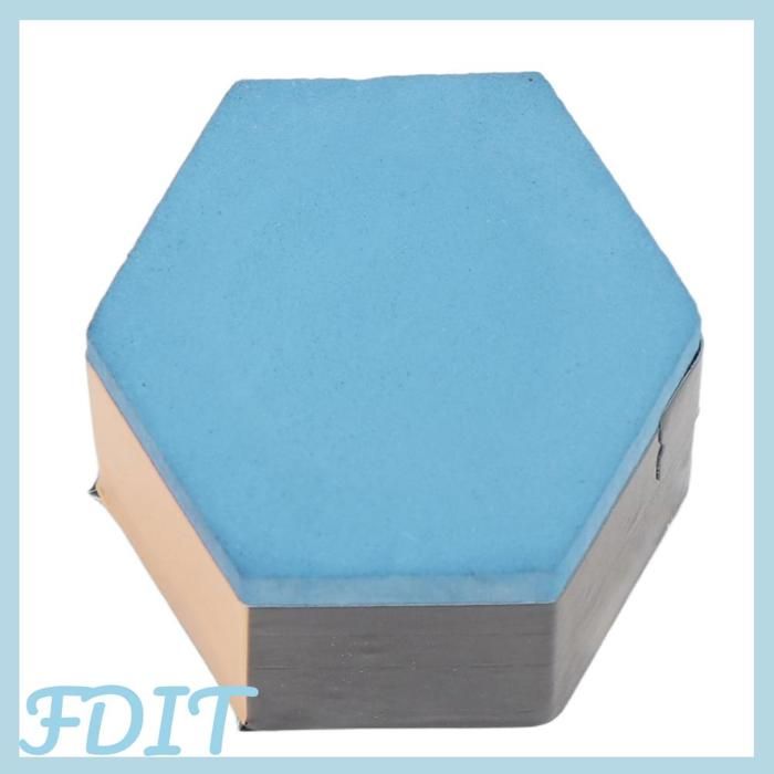 Lot De 6 Craies De Billard Bleues – Antidérapant, Pour Améliorer La Précision, Compatible Toutes Queues, Compacte, Pour Pros Et Amateurs