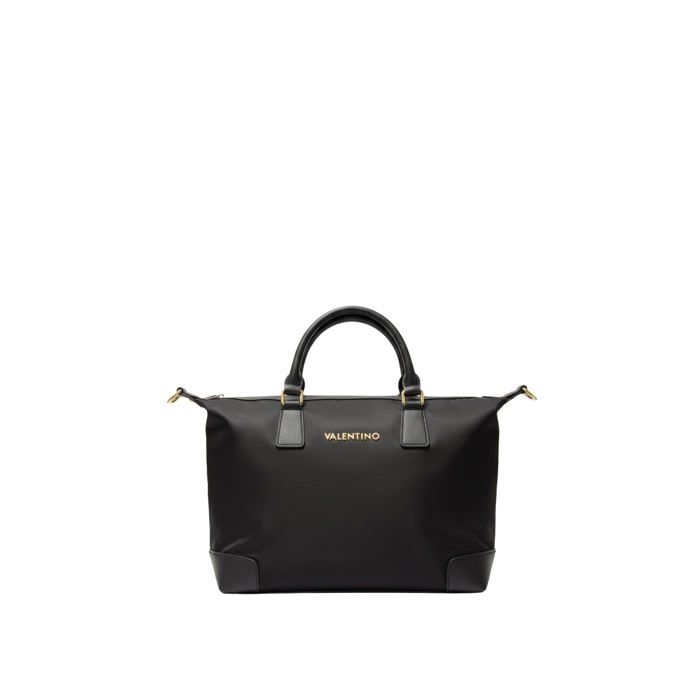 Grand sac cabas - Jenny Re - Noir - Polyester (toile enduite) - L32 x H23 x P15 cm