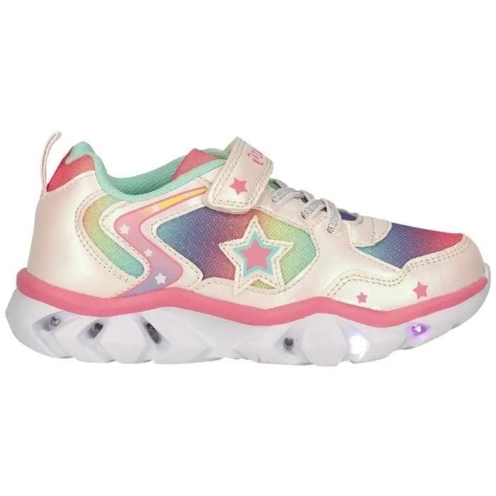 Baskets bébé fille Zigzag Saserta - white