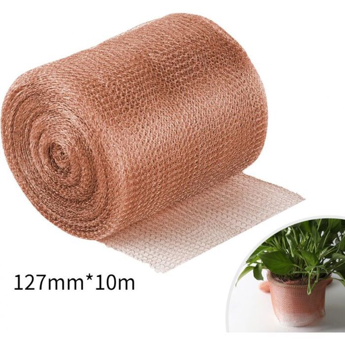 Filet en cuivre 12 5cm1 m filet en cuivre pur à 100% treillis en cuivre roulé bloqueur décart pour la construction de trous p