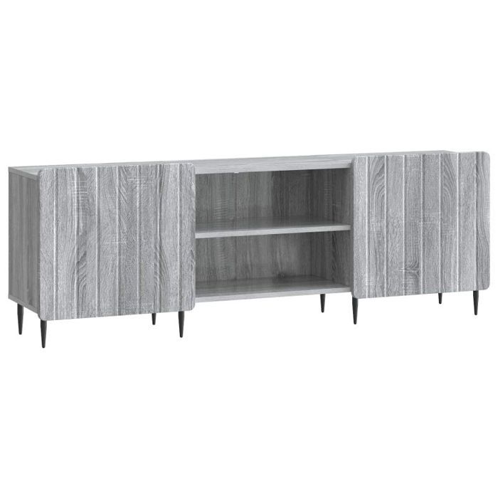 Buffet - bahut - enfilade Vidaxl Meuble TV Sonoma gris 150 x 31 x 52 cm Bois dingénierie