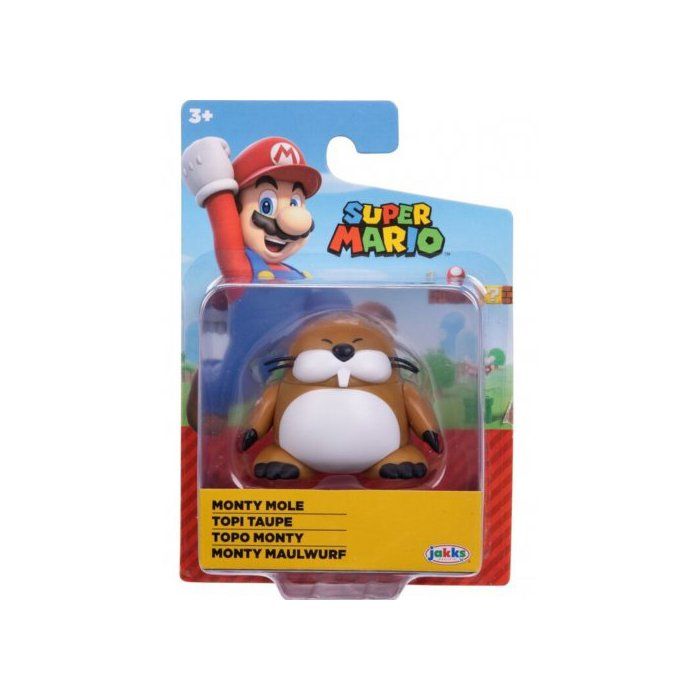 Figurine Super Mario : Topi la 5 Cm Set Figurine Collection + 1 Carte Enfant