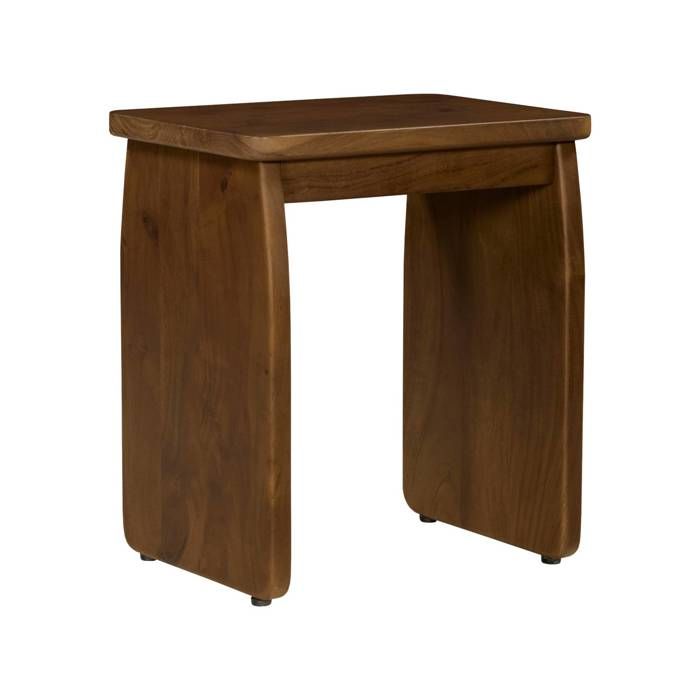 Table de chevet. table dappoint exotique bois dacacia noyer - Asha