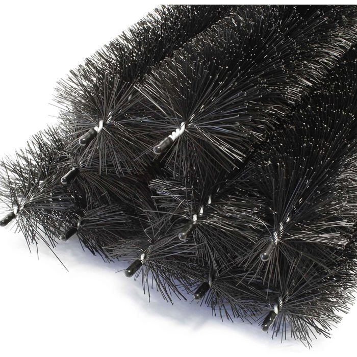 Brosses anti oiseaux Lot de 10 pièces 12 m10 x 120 cm x Ø 12 cmProtège panneaux solairesHérisson anti nidProtection contre
