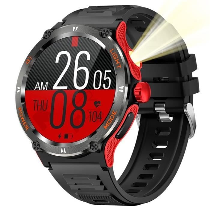 Montre Connectée KSIX Urban Plus – Grand écran 2.05 Pouces, Bluetooth 5.0, 270 MAh (Noire)