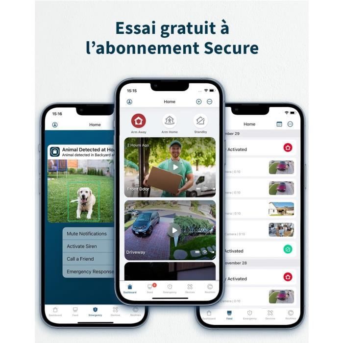Arlo Essential 2 HD,Caméra de Surveillance WiFi Extérieure Sans Fil Cdiscount Bricolage