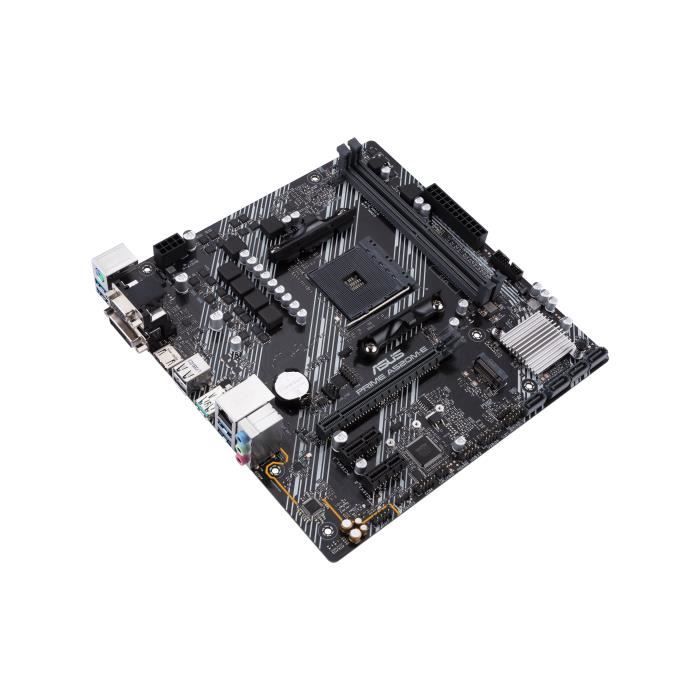 Carte mère micro ATX ASUS PRIME A520M-E/CSM – AMD Ryzen™ – Emplacement AM4 – DDR4-SDRAM – SATA III