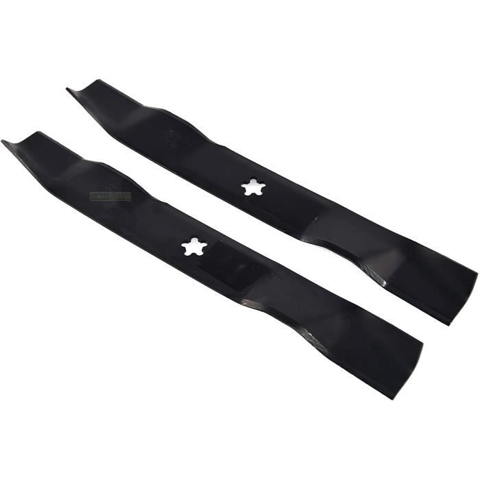 Grasscool 942-04308 Lot De 2 Lames De Tondeuse De 106,7 Cm Pour Tondeuse Cub Cadet XT1 LT42 XT2 LX42 RZT42 Troy Bilt Poney Bronco Mustang 106,7 Cm