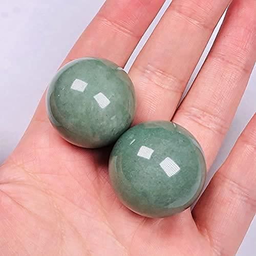 Lot de 2 pierres de protection en jade naturel, pierre de