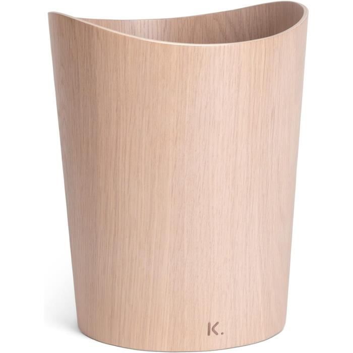 Corbeille à Papier En Bois Panier à Déchets De Bois Pour Salle De Bain Bonne Poubelle Pour Près De Bureau |ordures De Papier Pour Chambre à Coucher Boîte De Poubelle