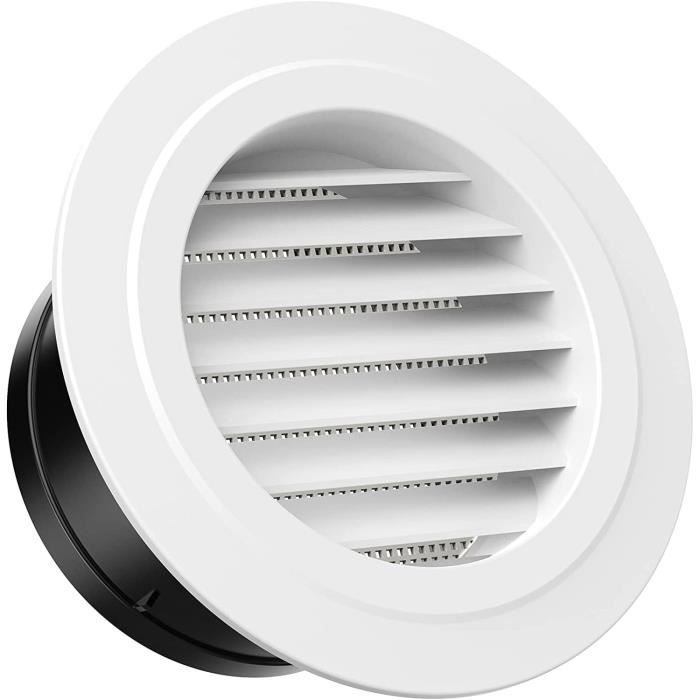 100mm Anthracite Grille De Ventilation En Plastique