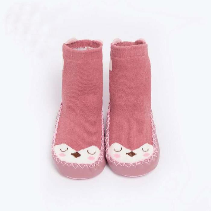 Enfants Enfant En Bas Age Bebe Filles Garcons Dessin Anime Animal Epais Chaud Antiderapant Chaussettes Chaussons Soins Bebe3 Cdiscount Puericulture Eveil Bebe