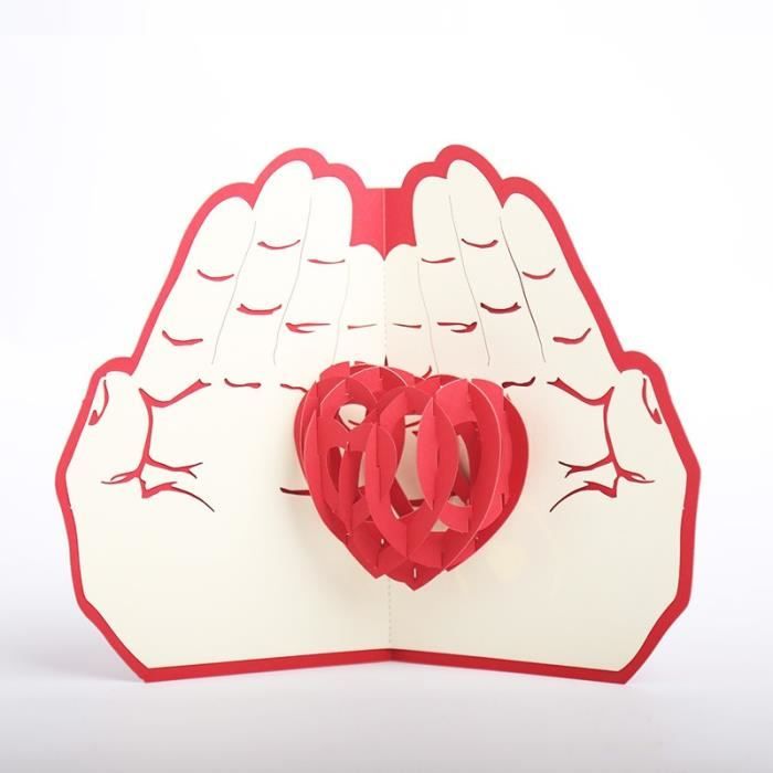 Carte De Vœux 3d Apparaitre Coeur En Main Carte Cadeau Saint Valentin Amoureux Anniversaire Carte D Invitation Mariage Achat Vente Faire Part Invitation Carte De Vœux 3d Apparaitre Cdiscount Carte De Vœux 3d Apparaitre Coeur En Main Carte Cadeau Saint Valentin Amoureux Anniversaire Carte D Invitation Mariage Achat Vente Faire Part Invitation Carte De Vœux 3d Apparaitre Cdiscount