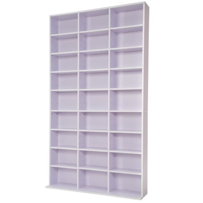 Etagère de rangement pour CD CD et DVD Armoire CD 6 couches, armoire de  collection sur pied, porte-disque avec tiroirs, étagère de rangement pour  disque CD DVD pour bureau / étude /