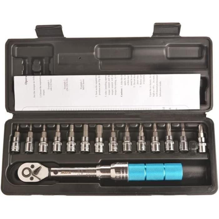Ensemble 13 Pièces Clés à Fourche Crowfoot 1/2" CR-MO 20-32 Mm + Rallonge & Poignée Articulée – Boîte De Rangement