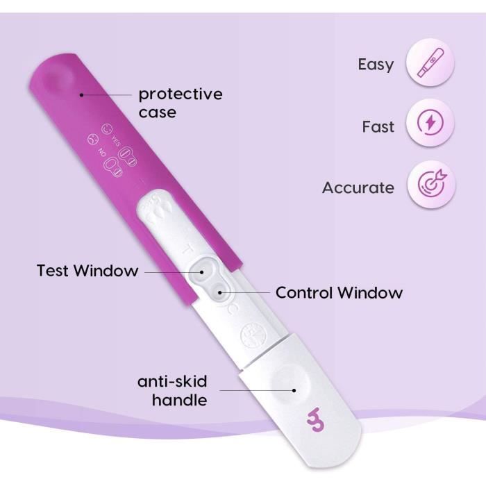 Test De Grossesse - (3 Tests) Détection Précoce Fiable Rapide Résultats Tests Kit - Cdiscount ...