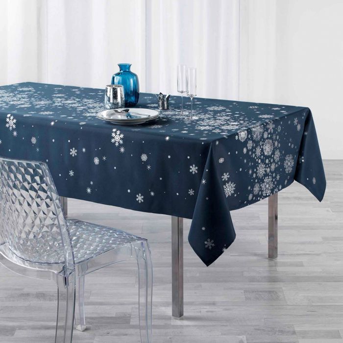 HEKO PANELS Nappe De Table Anti Tache 140 X 400 Cm Lavable Imperméable Polyester Salle À Manger Jardin Marguerites Fleurs
