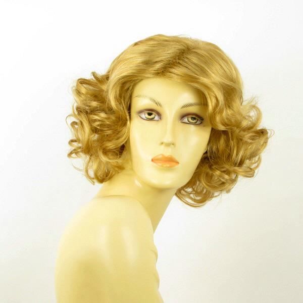 Perruque Synthétique ABBY 24B - Blond Doré Mi-long - Bonnet Moyen - Neuf Avec étiquettes