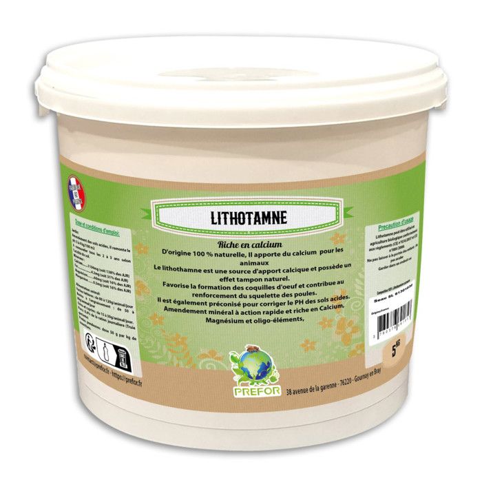 Comparer les prix de Lithotamne seau 5L 5kg