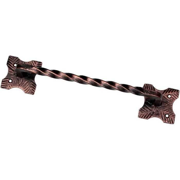 Poignée de Porte 190 Manipuler en Acier Barre D'Appui Fer Noir Vieux