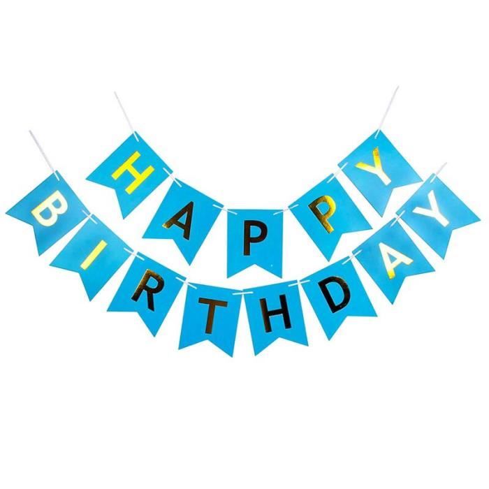 Lincaier Premier Anniversaire 12 Mois Cadre Photo Banniere 1st Bebe Garcon Fille Decorations M Modele Blue Banner Jbhfcda103 Cdiscount Maison