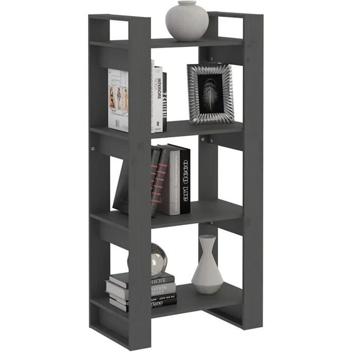 BibliothèqueSéparateur De Pièce Armoire À Livres En Bois Étagère