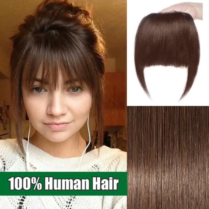 frange a clip cheveux naturel