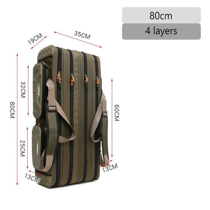 Sac à dos multifonctionnel pour canne à pêche, sac... – Grandado