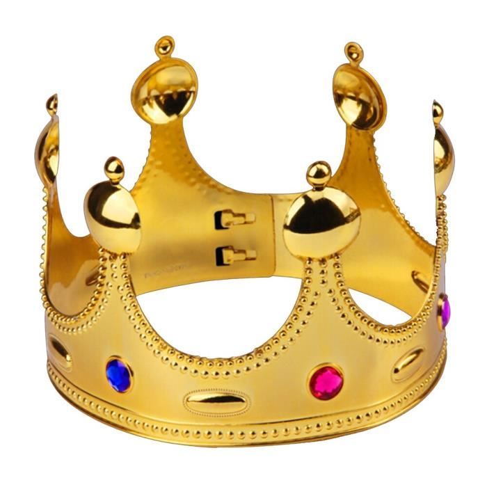 Chapeau déguisement,Jouet couronne du roi Prince épiphanie trois rois jour  joyeux anniversaire fête décoration Prince - Type A3 - Cdiscount Jeux -  Jouets