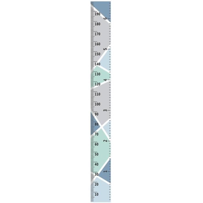 Mesureur De Pieds Enfant - 2 Pièces Bleu Et Noir, Outil Pratique Pour Trouver La Bonne Pointure