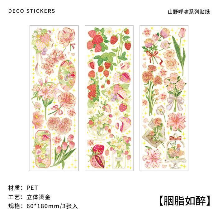 50+ Autocollants Vintage – Motifs Rétro Fleurs, Oiseaux Et Musique – Parfaits Pour Scrapbooking Et Décoration Créative