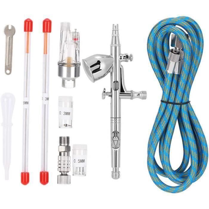 Hundnsney Kit aérographe avec compresseur, sans , avec écran LED, 36 psi, aérographe portable pour manucure et tatouage Hundnsney Kit aérographe avec compresseur, sans , avec écran LED, 36 psi, aérographe portable pour manucure et tatouage