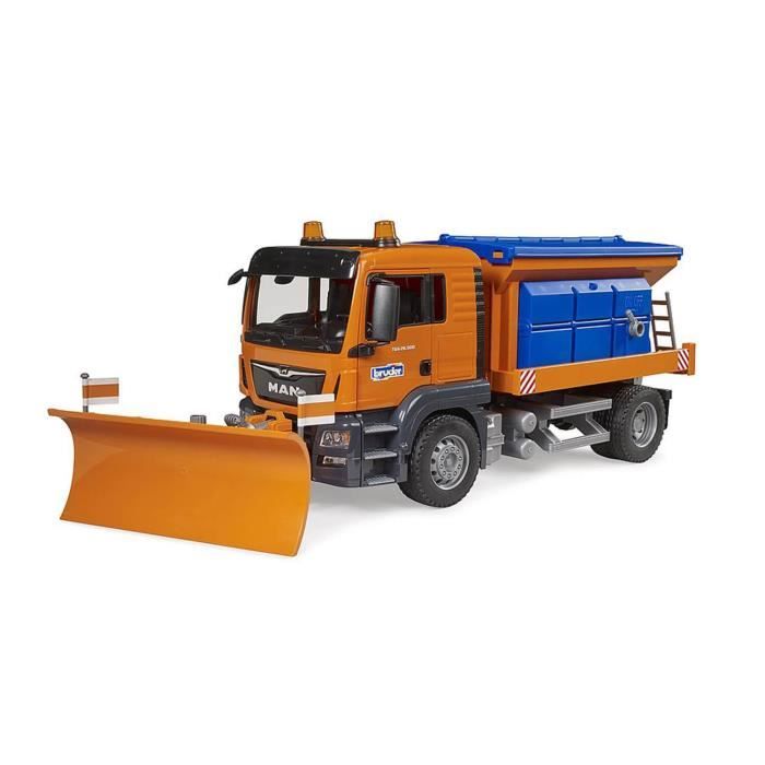 Camion MAN TGS pour service d'hiver avec lame de chasse-neige - Bruder -  Jouet pour enfant à partir de 4 ans - Cdiscount Jeux - Jouets