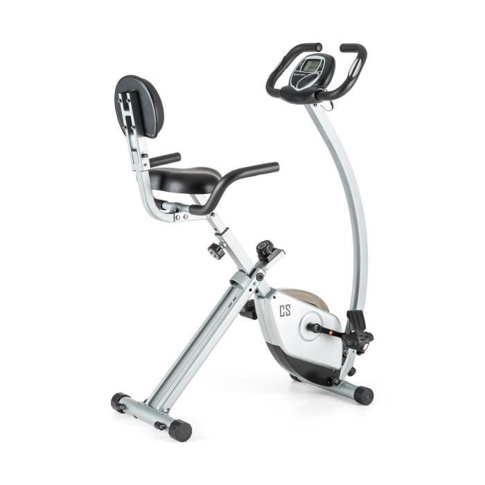 CAPITAL SPORTS Trajector Vélo d'appartement X-Bike dossier & accoudoirs