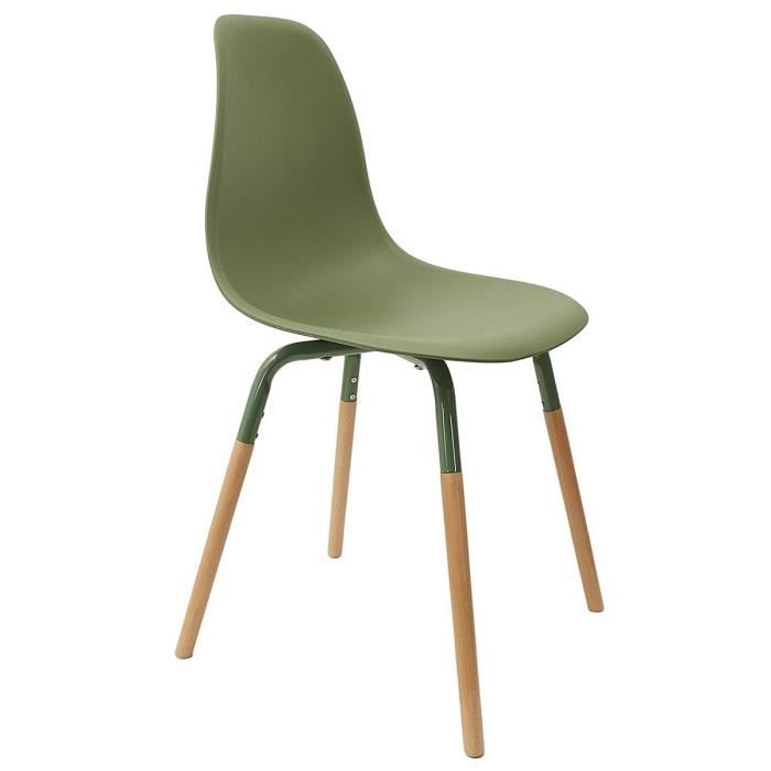 chaise scandinave phenix vert autres vert