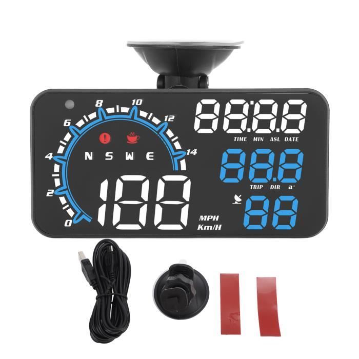 Compteur De Vitesse GPS Akozon 85 Mm - Affichage 0-200 Km/h, Rétroéclairage 7 Couleurs, Pour Voiture, Bateau, Camping-car - 14