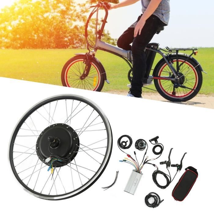 Kit Conversion Vélo électrique 48V 1000W – Roue Avant Ou Arrière 28/29″ – Écran LCD Et Moteur Sans Balais