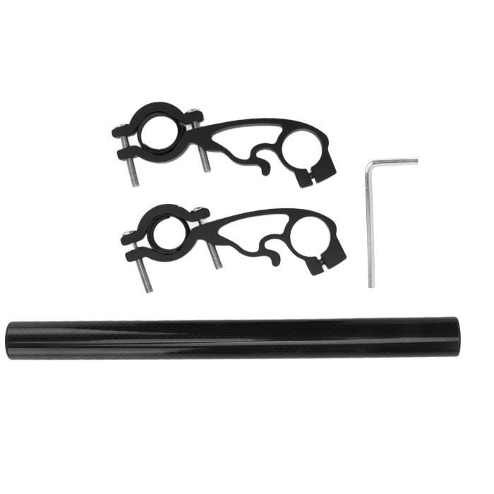 Support D’entretoise De Guidon Vélo Route Intégré En Fibre De Carbone – Combo Potence/guidon, Noir, Fabriqué En Chine