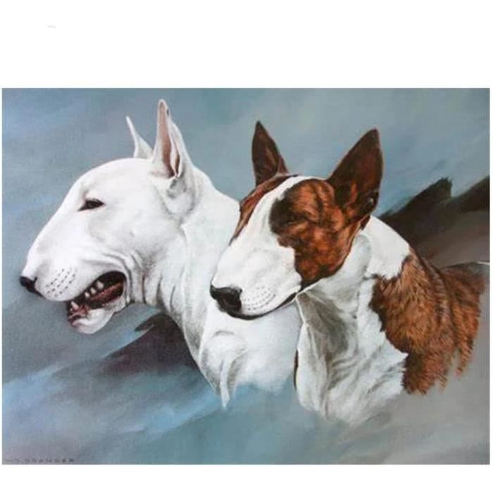 Diamond Painting Full,Bull Terrier 5D Diy Broderie Diamant Painting Kit ...